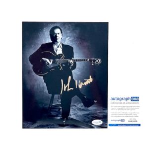 John Hiatt Hand Signed Autographed 8x10 Studio Shot Photo – ACOA