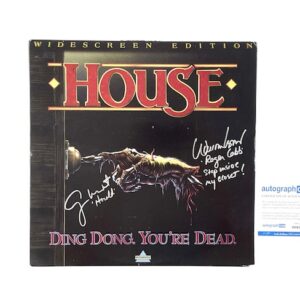 House Cast Signed Laserdisc William Katt George Wendt Horror Classic
