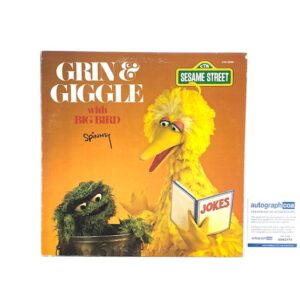 Caroll Spinney Signed Sesame Street – Vinyl Album Big Bird Oscar The Grouch