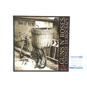 Guns N’ Roses Josh Freese Signed Chinese Democracy Vinyl Album ACOA (Copy)