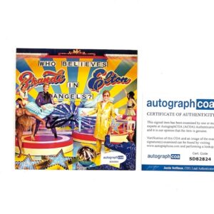 Elton John Signed Autographed Promo Photo Card – ACOA Certified