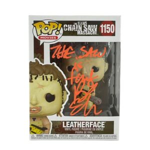 Texas Chainsaw Massacre Leatherface Funko Pop Signed Bob Elmore