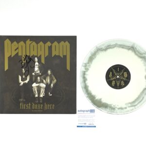 Pentagram Signed First Daze Here Bone Colored Vinyl Bobby Liebling