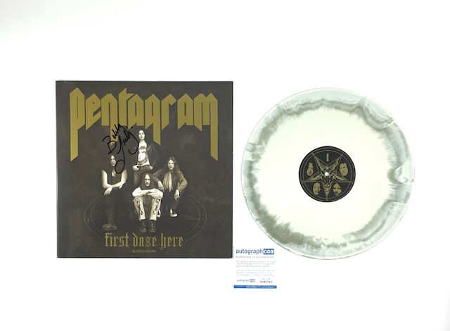 Pentagram Signed First Daze Here Bone Colored Vinyl Bobby Liebling