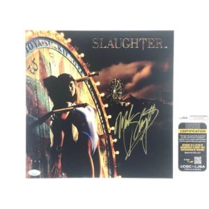 Slaughter Stick It To Ya 12x12 Poster Print Signed by Mark JSA