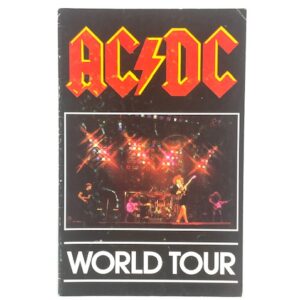 AC/DC Original Hell’s Bells Tour Program Book Angus Young