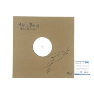 Steve Perry Autographed The Season Test-Pressing Vinyl Journey