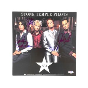 Stone Temple Pilots Band Signed Poster Scott Weiland PSA DNA