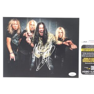 Mark Slaughter Autographed 8X10 Photo RareTracks Signing JSA 🤘