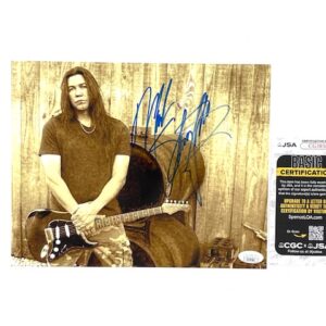 Mark Slaughter Autographed 8X10 Photo JSA Imperfection Sale👍