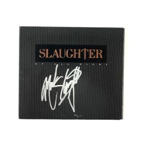 Slaughter Signed Up All Night 2 Track Promo CD Mark Slaughter JSA