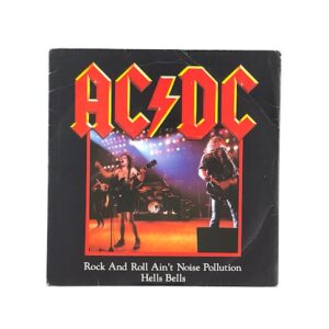 AC/DC Rock and Roll Ain’t Noise Pollution / Hells Bells 7” Vinyl