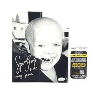 Spencer Stump Signed 8x10 Photo Young Jason Voorhees in Freddy vs. Jason