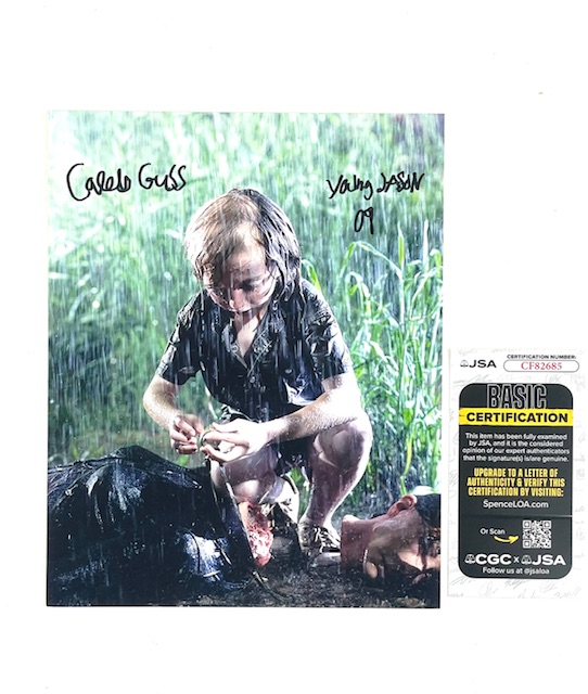 Caleb Guss Signed Young Jason Voorhees 8x10 Photo Friday the 13th