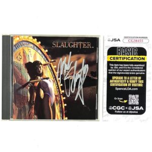 Slaughter Autographed Signed Stick It To Ya CD Mark Slaughter JSA