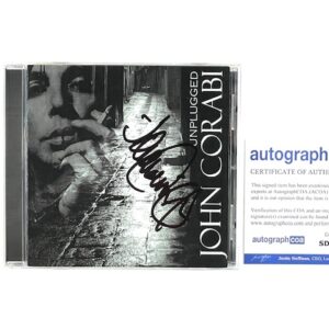 John Corabi Signed Unplugged CD ACOA Motley Crue The Scream