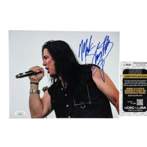 Mark Slaughter Autographed 8X10 Photo RareTracks Signing JSA 🤘