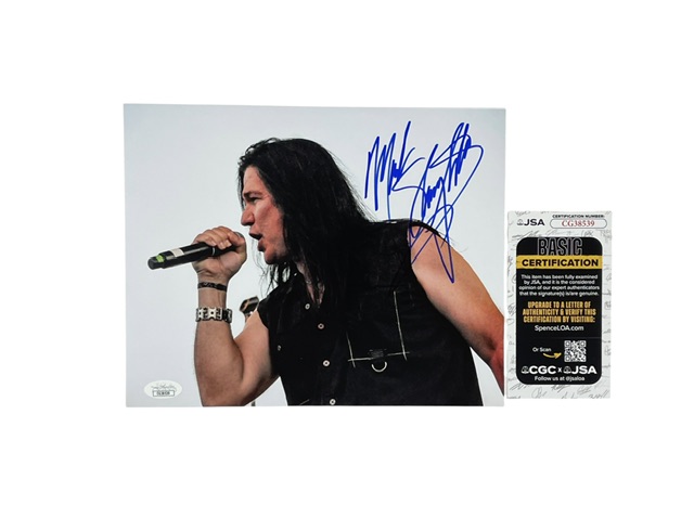 Mark Slaughter Autographed 8X10 Photo RareTracks Signing JSA 🤘