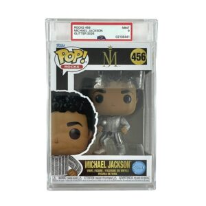 Michael Jackson Rocks MJ Glitter 456 Funko Pop! PSA 9 MINT Encapsulated