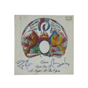Queen Autographed A Night at the Opera 1975 Tour Program Brian May Roger Taylor
