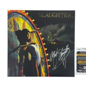 Mark Slaughter Signed Stick It To Ya Reissue Vinyl Album RareTracks Signing