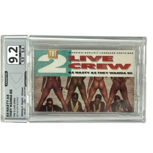 The 2 Live Crew As Nasty As They Wanna Be Cassette Tape Rewind Grade 9.2