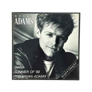 Bryan Adams “Diana” 12” Vinyl Record EP Canadian Import 1985