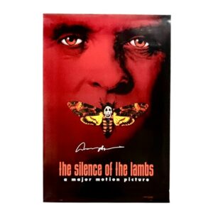 Silence Of The Lambs Anthony Hopkins Signed 1-Sheet Movie Poster