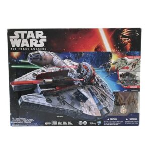 Star Wars The Force Awakens Battle Action Millennium Falcon + Action Figures