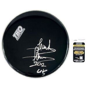 Guns N’ Roses Frank Ferrer Autographed 13-Inch Drumhead JSA