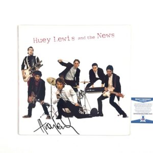 Huey Lewis & The News Signed Selftitled Debut Vinyl Record Album