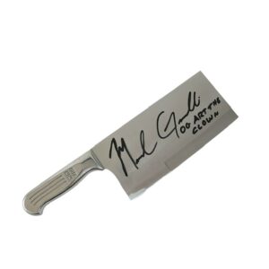 Art The Clown Signed Meat Cleaver Mike Giannelli All Hallows Eve Terrifier