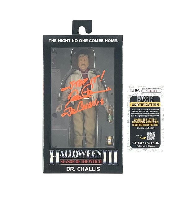 Halloween III Season of the Witch Signed NECA Figure Tom Atkins