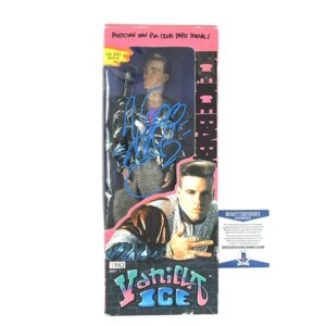 Vanilla Ice Autographed Limited Edition THQ Doll Action Figure