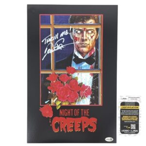 Night of the Creeps Tom Atkins Signed Thrill Me 11x17 Poster Print