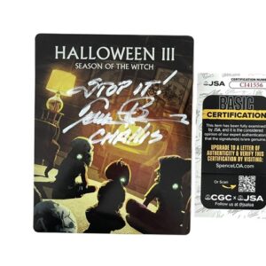 Tom Atkins Signed Halloween III Season Of The Witch Blu-ray Steelbook