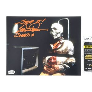 Tom Atkins Signed Halloween III Dr. Challis “Stop It” 8x10 Photo