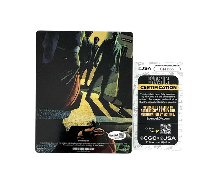 Tom Atkins Signed Halloween III Season Of The Witch Blu-ray Steelbook - Image 2