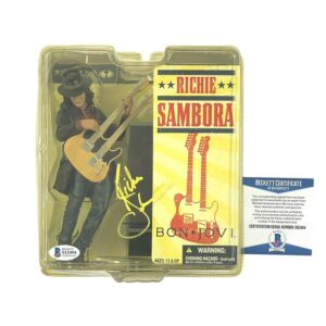 Richie Sambora Signed McFarlane Action Figure Bon Jovi Beckett 🎸