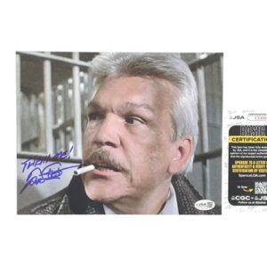 Tom Atkins Signed Night of the Creeps “Thrill Me” 8x10 Photo JSA