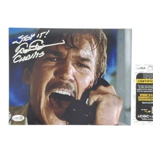 Tom Atkins Signed Halloween III Dr. Challis “Stop It” 8x10 Photo