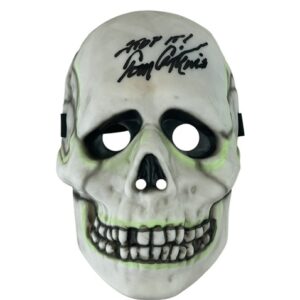 Tom Atkins Autographed Halloween III Skeleton Prop Replica Mask