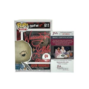 Friday the 13th Part 2 Warrington Gillette Signed Sack Head Jason Funko Pop