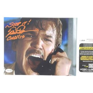 Tom Atkins Signed Halloween III Dr. Challis “Stop It” 8x10 Photo