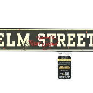 Freddy Krueger Nightmare on Elm Street Signed Wooden Sign Robert Englund