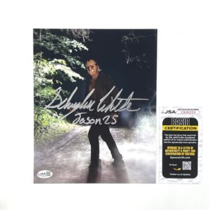 Schuyler White Signed Jason Voorhees 8x10 Photo Friday the 13th