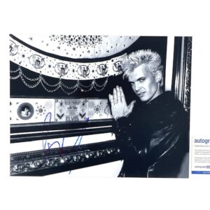 Billy Idol Autographed 11x14 Photo ACOA Certified