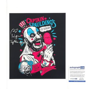 Captain Spaulding Sid Haig Signed House of 1000 Corpses Poster
