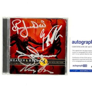 Black Sabbath Band Signed CD Heaven And Hell Ronnie James Dio Tony Iommi