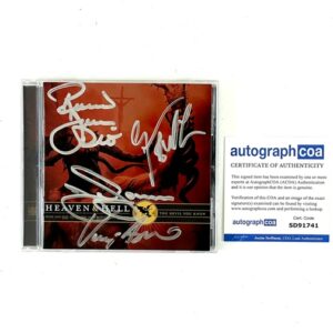 Black Sabbath Band Signed CD Heaven And Hell Ronnie James Dio Tony Iommi